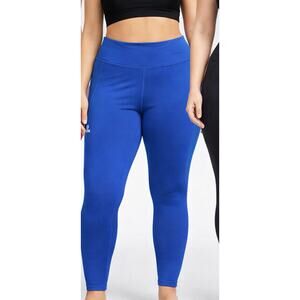 Under Armour Compression Leggings Womens XL Blue Athletic Gym Workout